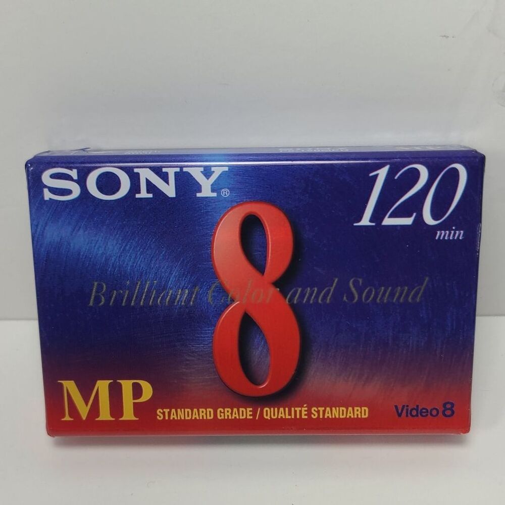 Sony Video 8mm Camcorder Video Cassette Tape - LP 240 min P6-120MP  SEALED